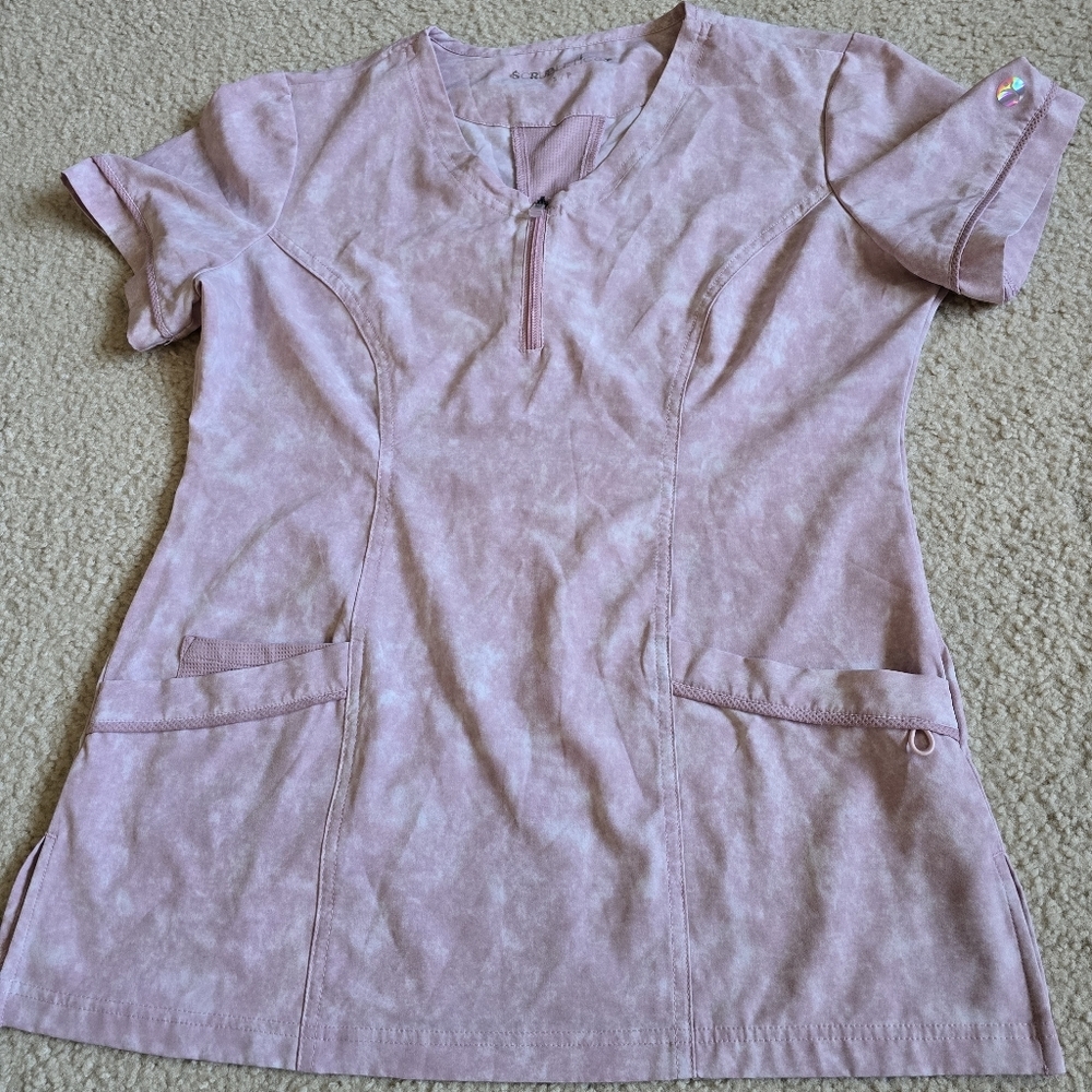 🌈 Scrubletics Size Small Nurse Scrub Top